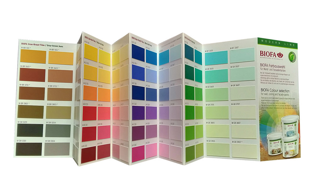 BIOFA Farbtonkarte